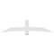 Ekena Millwork Bellingham Architectural Grade PVC Gable Bracket, 84"W x 21"H x 2"D x 6"F, 6/12 Pitch GBP084X21X0206BEL00 - alternate 3